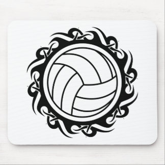 tribal volleyball mouse pad