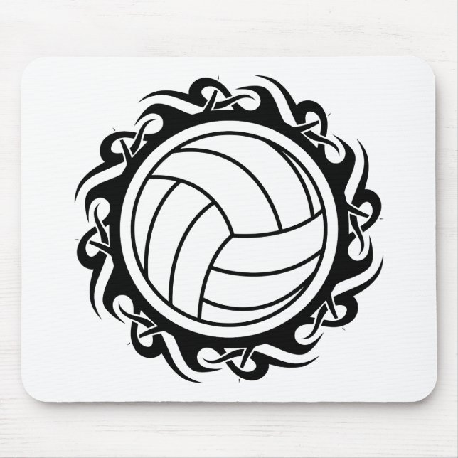 tribal volleyball mouse pad (Front)
