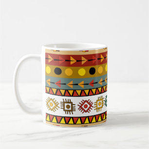 Tribal wallpaper, artistic ethnic design. coffee mug