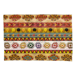 Tribal wallpaper, artistic ethnic design. pillowcase
