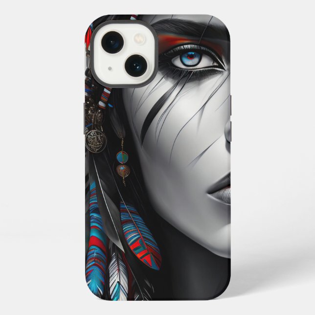 Tribal Warrior iPhone Case (Back)