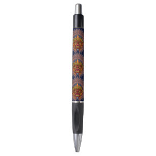 Tribal Warrior King Ritual Mask Pen