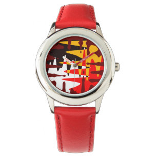 Tribal Watch Modern 4 Nations Art Wrist Watch
