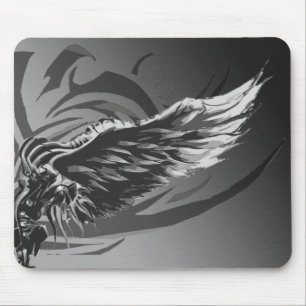 tribal wing design mouse pad