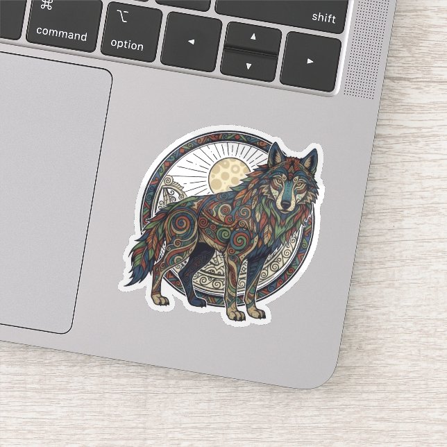 Tribal Wolf (Detail)