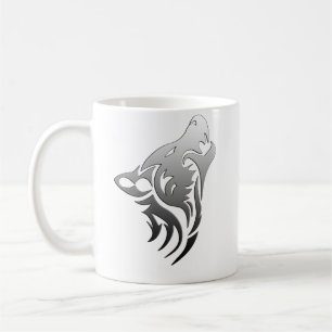 Tribal Wolf Coffee Mug