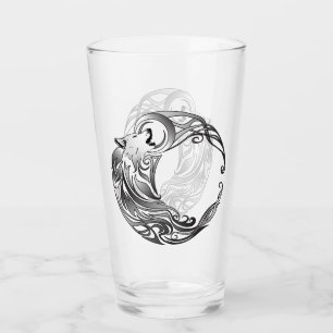 Tribal Wolf - Shaded Glass