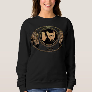 Tribal Wolf Shirt Metis Rebellion Art Sweatshirts