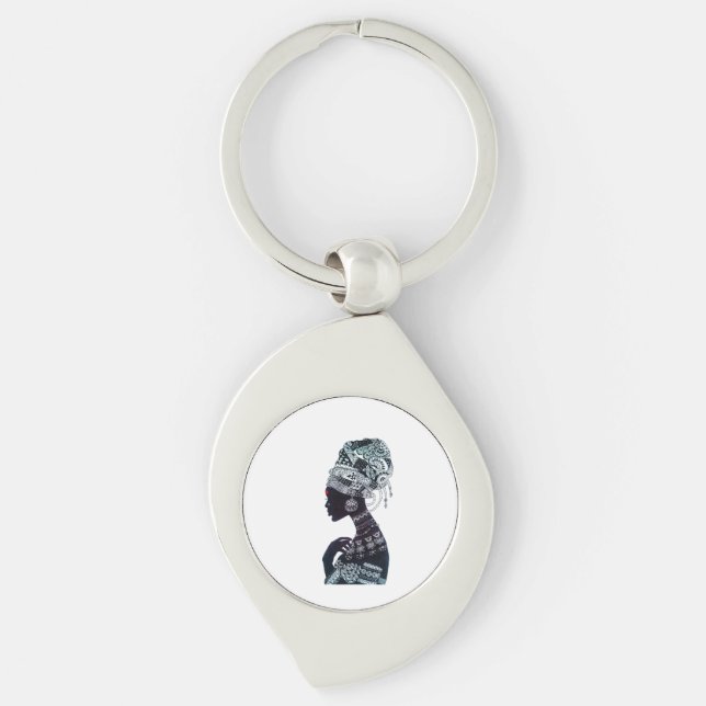 Tribal Women Keychain (Front)
