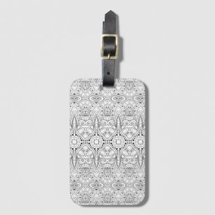 Tribal Zendoodle Design Luggage Tag