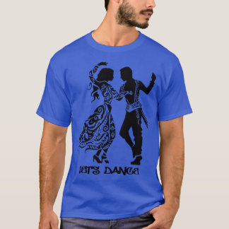 TribalSpanish Mexican Couple Dancing Lets Dance T-Shirt