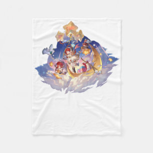 Tribbie - Tenacious Trio Sticker Fleece Blanket