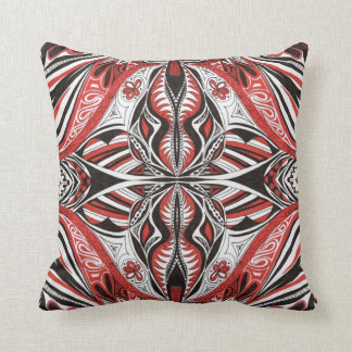 Tribe 1 throw pillow