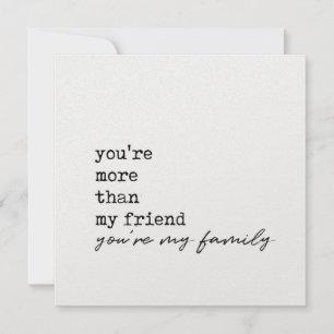 TRIBE 5.25 x 5.25 card