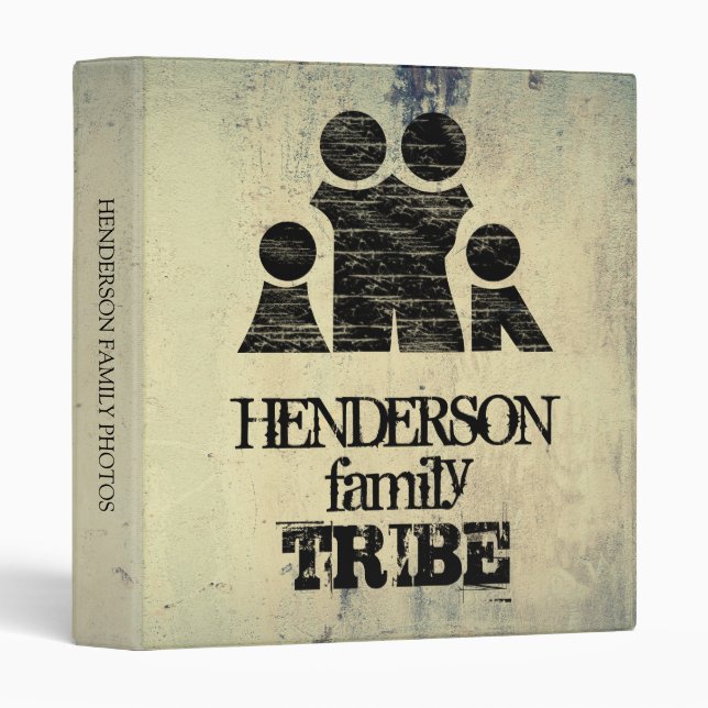 Tribe Family Photo Binder (Front/Spine)