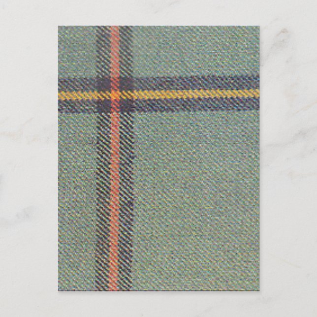 Tribe of Mar/Marr Ancient Tartan Postcard (Front)