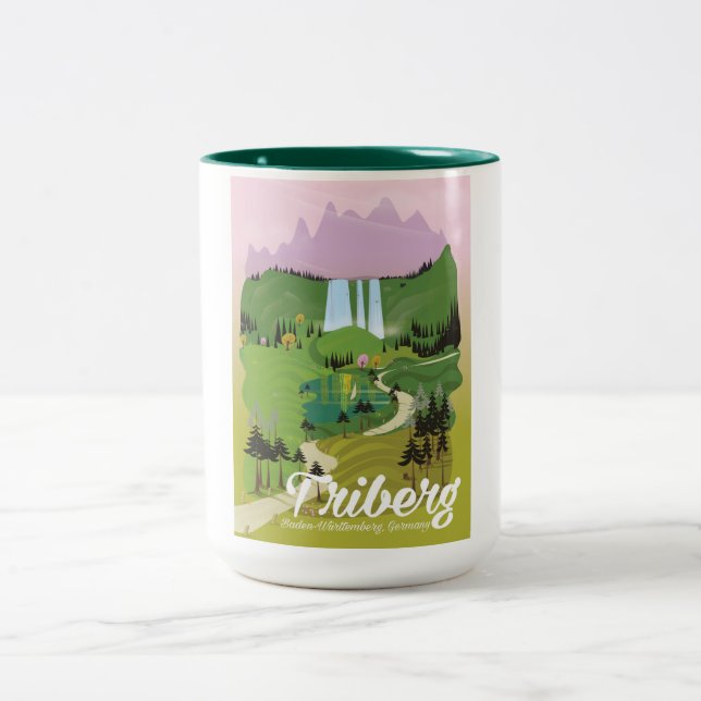 Triberg ,Baden-Württemberg, Germany Two-Tone Coffee Mug (Center)