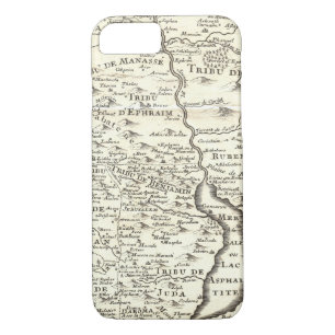 Tribes of Israel - Antique Map of Promised Land Case-Mate iPhone Case