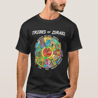 Tribes Of Israel Nation Hebrew Twelve Sons Jewish  T-Shirt