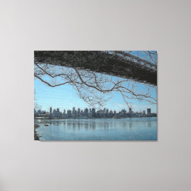 Triborough Bridge New York City Canvas Print (Front)