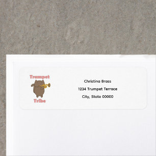 Tribu de la Trompette Chat Personnaliser l'Adresse