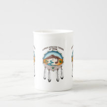 Tribu de Lipan Apache de tasse de porcelaine