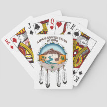 Tribu de Lipan Apache des cartes de jeu de