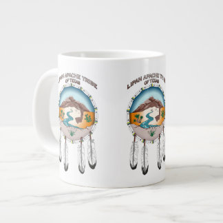 Tribu de Lipan Apache tasse enorme blanche de 20