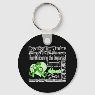 Tribute Hope Collage - Non-Hodgkins Lymphoma Keychain