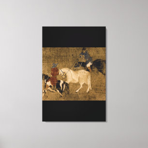 Tribute Horses', unknown artist_The Orient Canvas Print