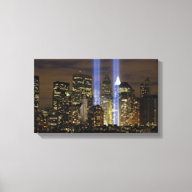 "Tribute in Light" 9-11 Memorial Canvas Print (Front)