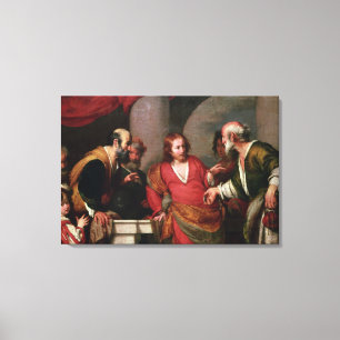 Tribute Money, c.1631 Canvas Print