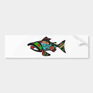 TRIBUTE THE SALMON BUMPER STICKER
