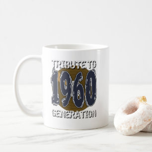 Tribute to 1960 birthday coffee mug