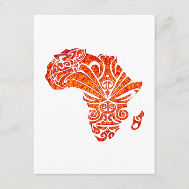 TRIBUTE TO AFRICA POSTCARD (Front)