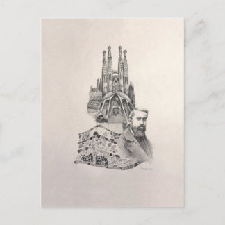 "Tribute to Gaudi" Postcard