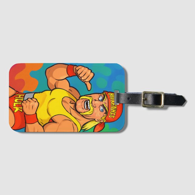 Tribute to Hulk Hogan Luggage Tag (Front Horizontal)