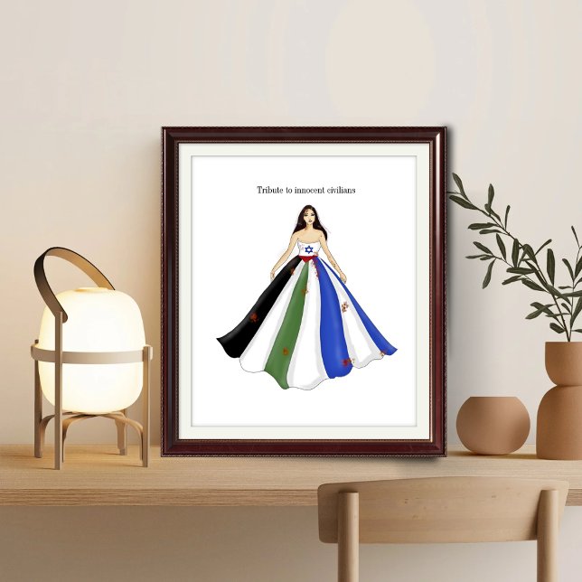 Tribute to innocents, palestine, israel, poster (Creator Uploaded)