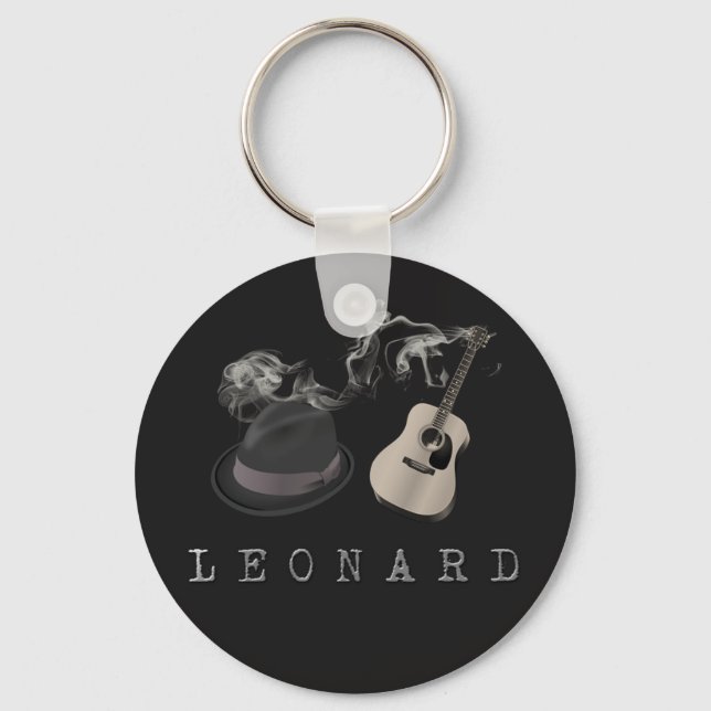 Tribute to Leonard Keychain (Front)