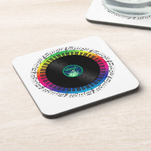 Tribute to music coaster
