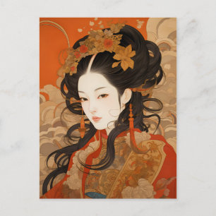 Tribute to Traditional Chinese Women Postcard