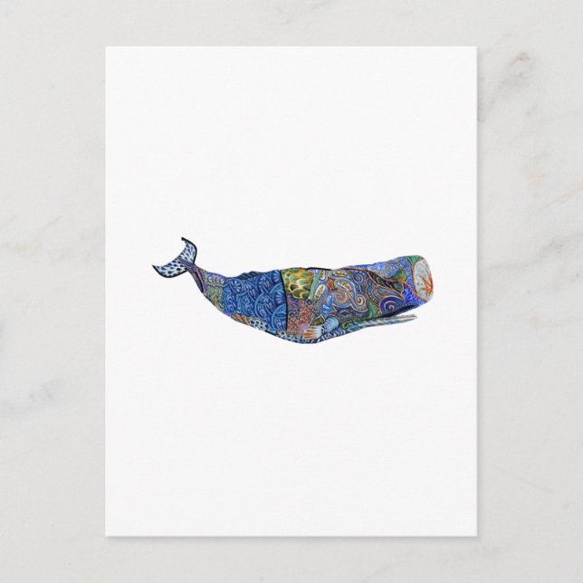 TRIBUTE TO WHALES POSTCARD (Front)
