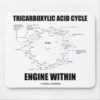 Tricarboxylic Acid Cycle Engine Within Krebs Cycle Mouse Pad