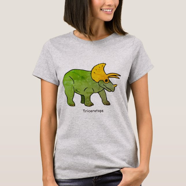 Triceratops #3-1 T-Shirt (Front)