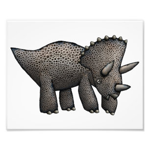 Triceratops Artwork Photo Print