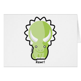 Triceratops Card