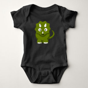 Triceratops Dino Baby Bodysuit