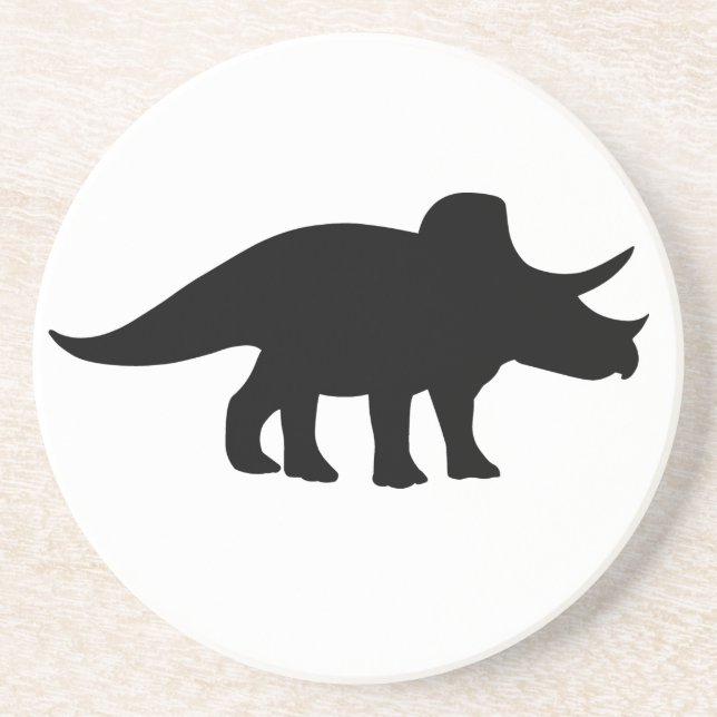 Triceratops Dinosaur. Coaster (Front)