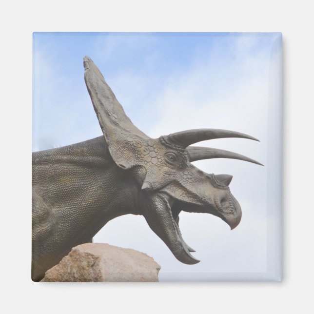 Triceratops Dinosaur Magnet (Front)