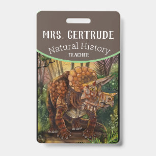 Triceratops Forest Badge